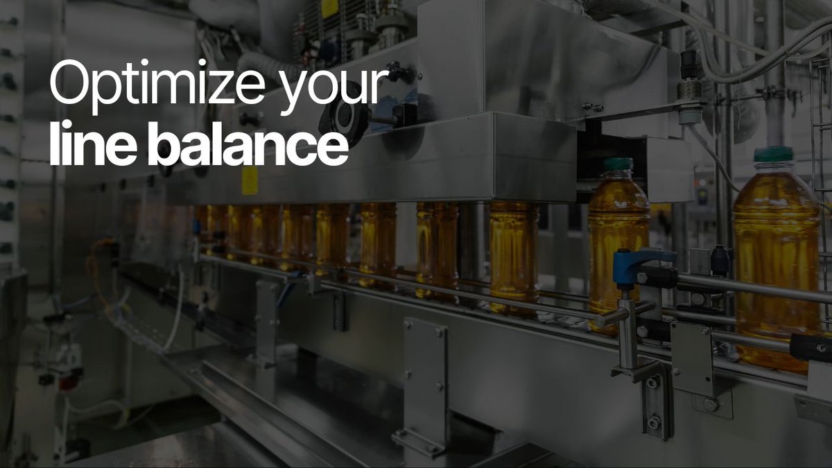 LineViewLTD's tweet image. Balanced production lines = smooth operations ⚙️
Proper line balancing reduces bottlenecks and boosts throughput. How do you optimize your line balance?
#ProductionOptimization #LeanManufacturing #Efficiency