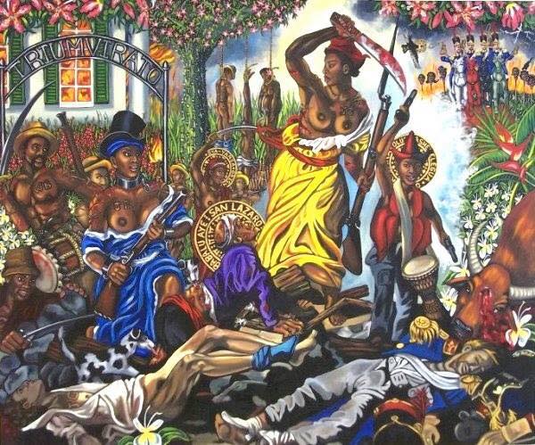 Carlota Lukumí, a slave woman, took up the machete in 1843 to lead a slave uprising at the Triumvirato sugar mill, Cuba. Always remember that we fought back!