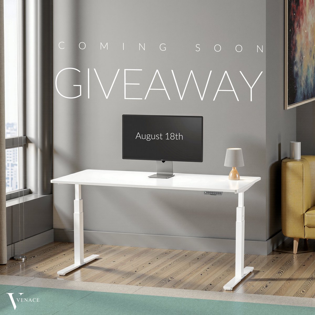 VenaceHousehold's tweet image. BIG NEWS! 💥 Get ready to ace the new semester! Stay tuned for a huge GIVEAWAY starting on August 18th.
➡️ Follow @VenaceHousehold for a chance to win a Venace standing desk! 🏆
#backtoschool #collegelife #studyspace #standingdesk #giveaway #venace #desksetup