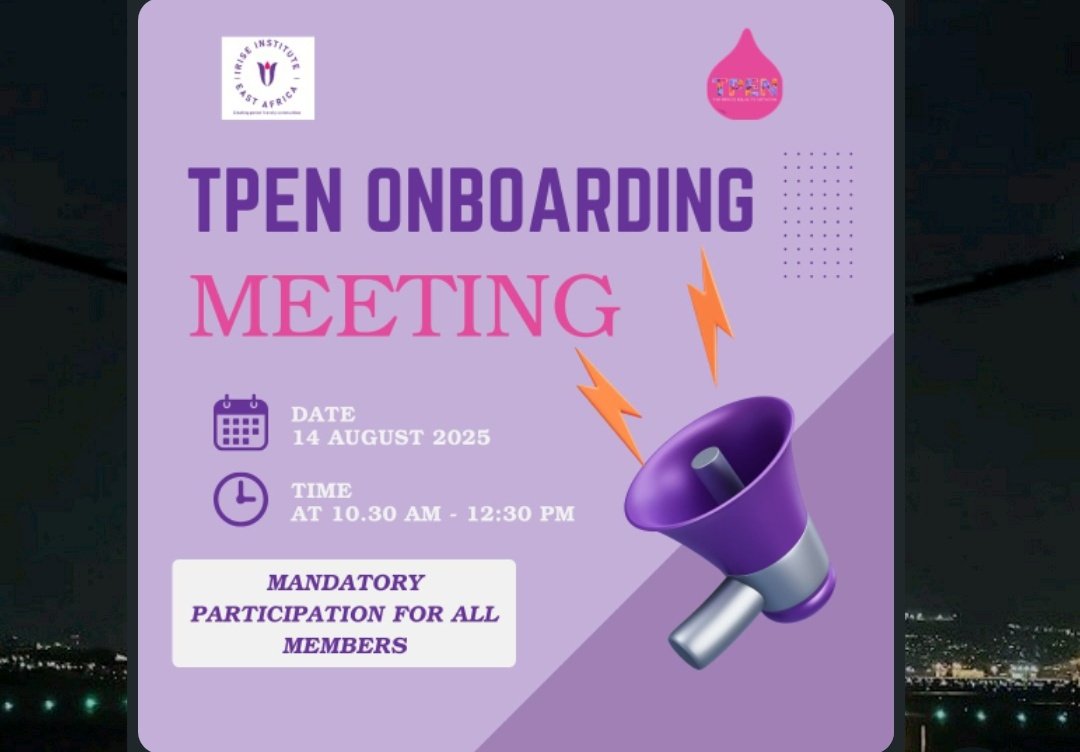 ReafUg's tweet photo. #HappeningNow!
The #TPEN online onboarding meeting for the new members & @ReafUg is among the new members & we are excited to be part of the network!🥳
Through consistent collaboration, we're fostering systemic change for #PeriodEquality!
#TogetherForAPeriodFriendlyWorld🩸 https://t.co/ipWtyDcimX