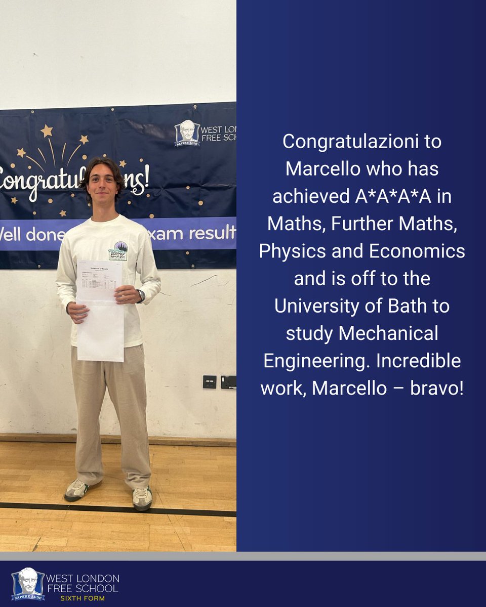 West London Free School Sixth Form tweet media