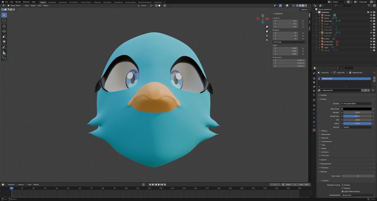 GreatCannoli's tweet photo. gonna make the rest of the body maybe i used the reference from @Lewott_  to model her 
#undertale #undertaleyellow #blender #3d https://t.co/sGNjJGLnlM