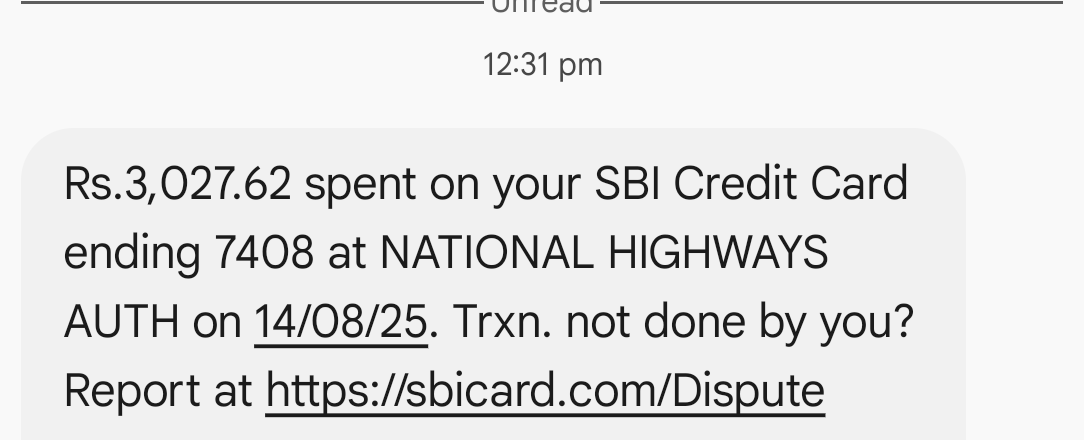 ankur51295's tweet photo. Hello @NHAI_Official , i have purchased fastag through rajmargyatra app for HR30AE0911 for which payment deducted but annual fastag not activated. Kindly help. @nitin_gadkari @IHMCL1 https://t.co/Ja2Nn6qCMq