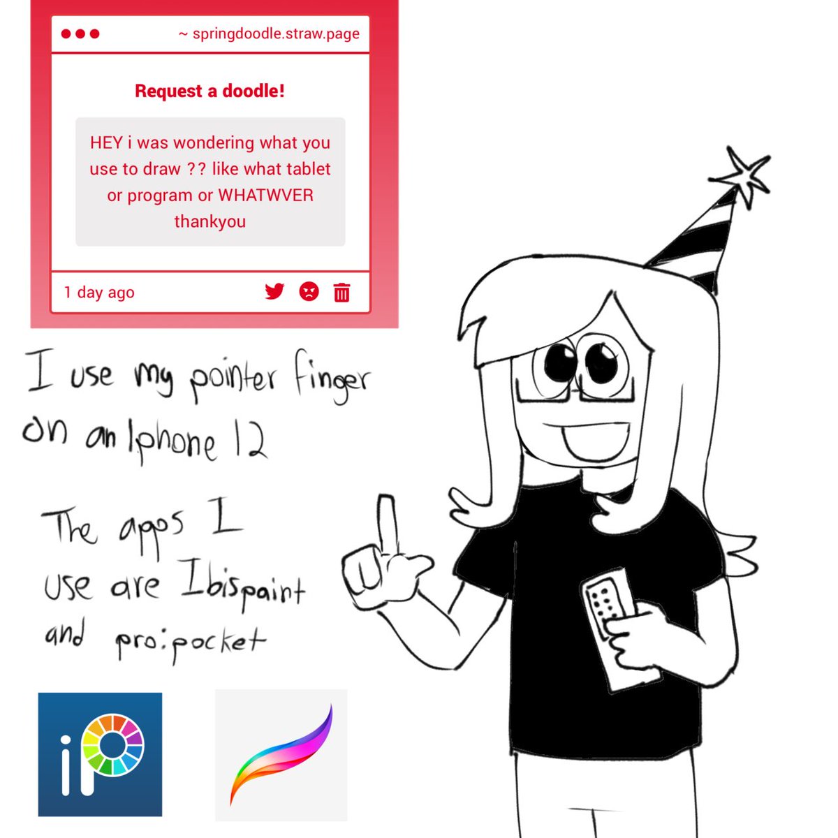 Springdoodle's tweet image. #Strawpage response! :)