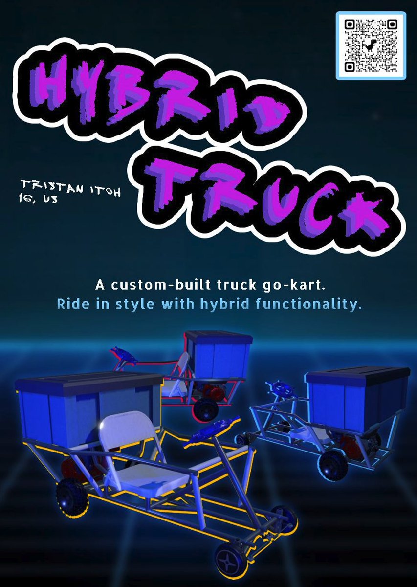 GitHubEducation's tweet image. Fresh builds from Undercity hackathon:
⌨️ [glyph] — split mechanical keyboard with dual joysticks. hex4 (12, Canada)
🌌 Astrotracker H1 — Star tracker for astrophotography. Jayden (15, USA)
🚚 Hybrid Truck — custom truck go-kart. Tristan Itoh (16, US)
By teenage hackclubbers 🤯