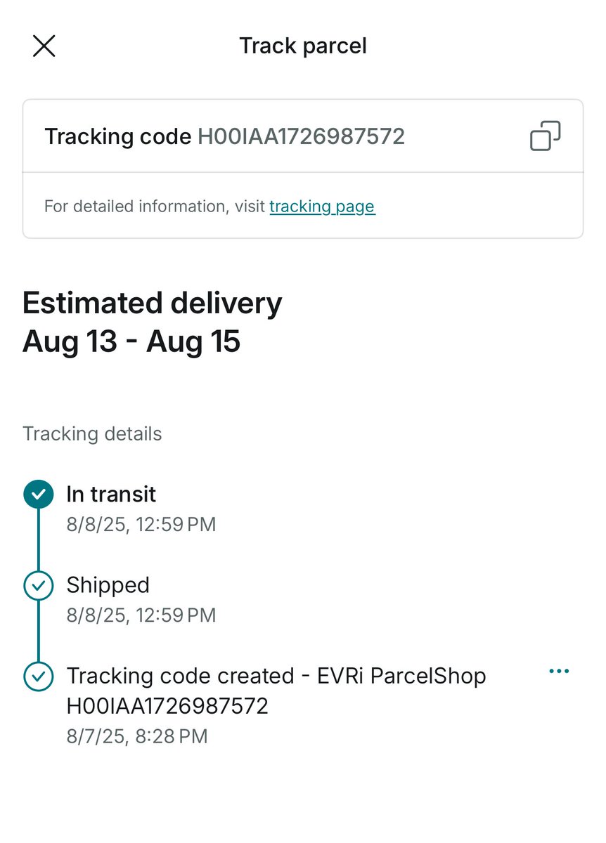I genuinely ordered and received a parcel from China quicker than <a href="/evrisupportline/">Evri Parcel Support</a> have taken to tell me my parcel is still in transit from last Friday.