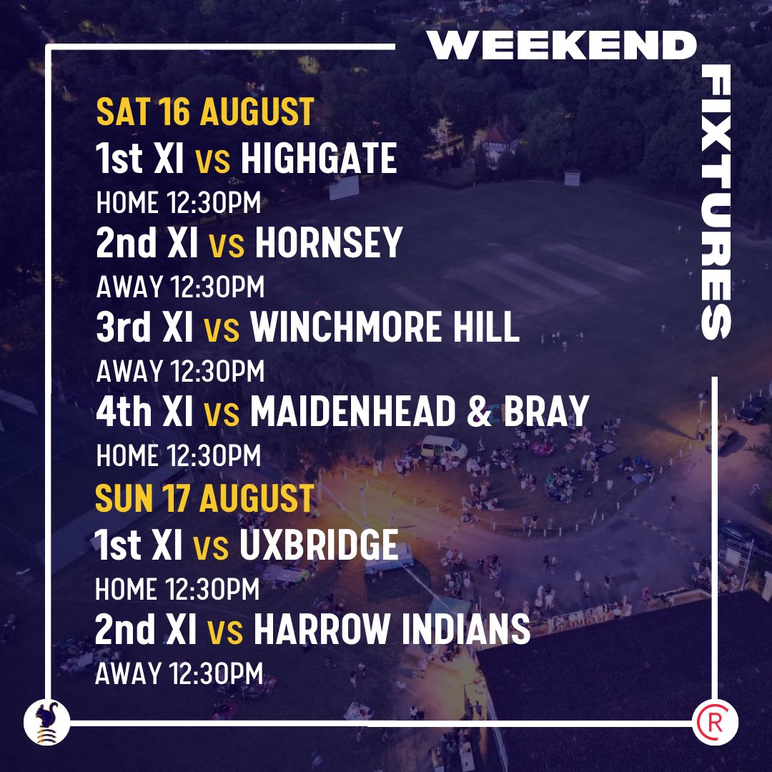 Weekend Fixtures 🗓️

Only 4 weekends of league cricket remains for 2025 👀

Promotion and survival on the line, go well all 🤝🏻

#eastcotecc #squirrels #upthesquirrels #ecc #mccl #thamesvalley #chessvalley #leaguecricket #allgasnobrakes