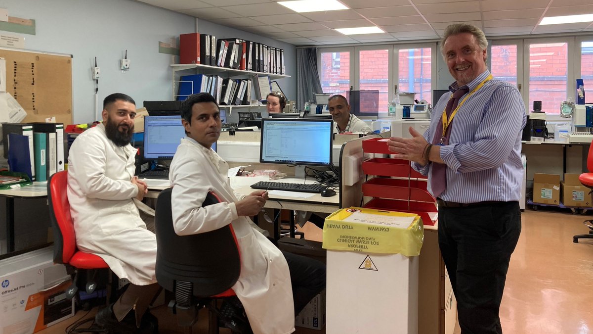 boltonnhsft's tweet photo. We've launched a major new system in our labs to make it easier for clinicians to process millions of patient test results.

The multi-million pound investment in a new Laboratory Information Management System (LMS) will ensure for a more efficient and productive process. https://t.co/9Nqg2PyxWo