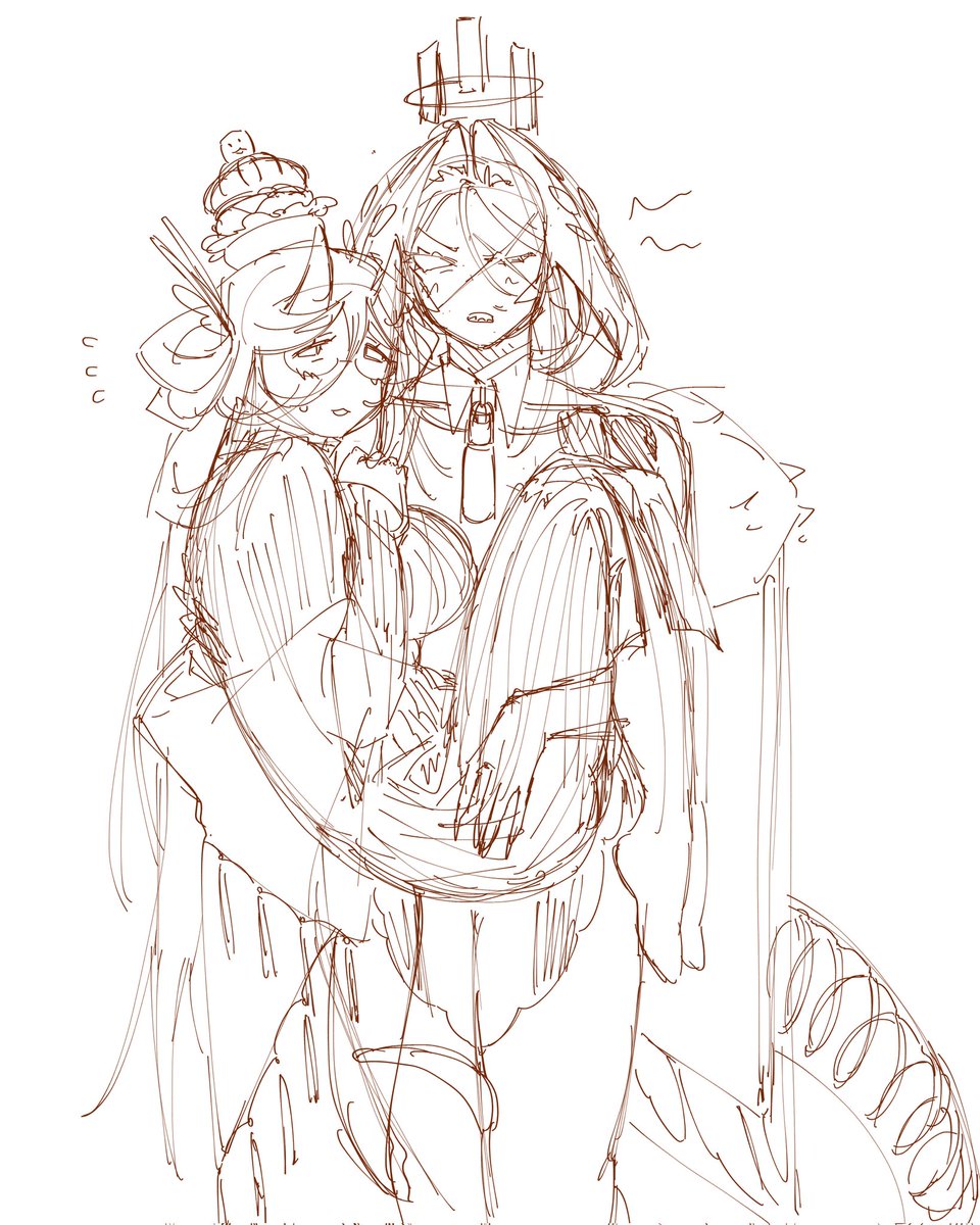 MoonaCelene's tweet image. Do you guys fw my poison burger yuri? 🥺