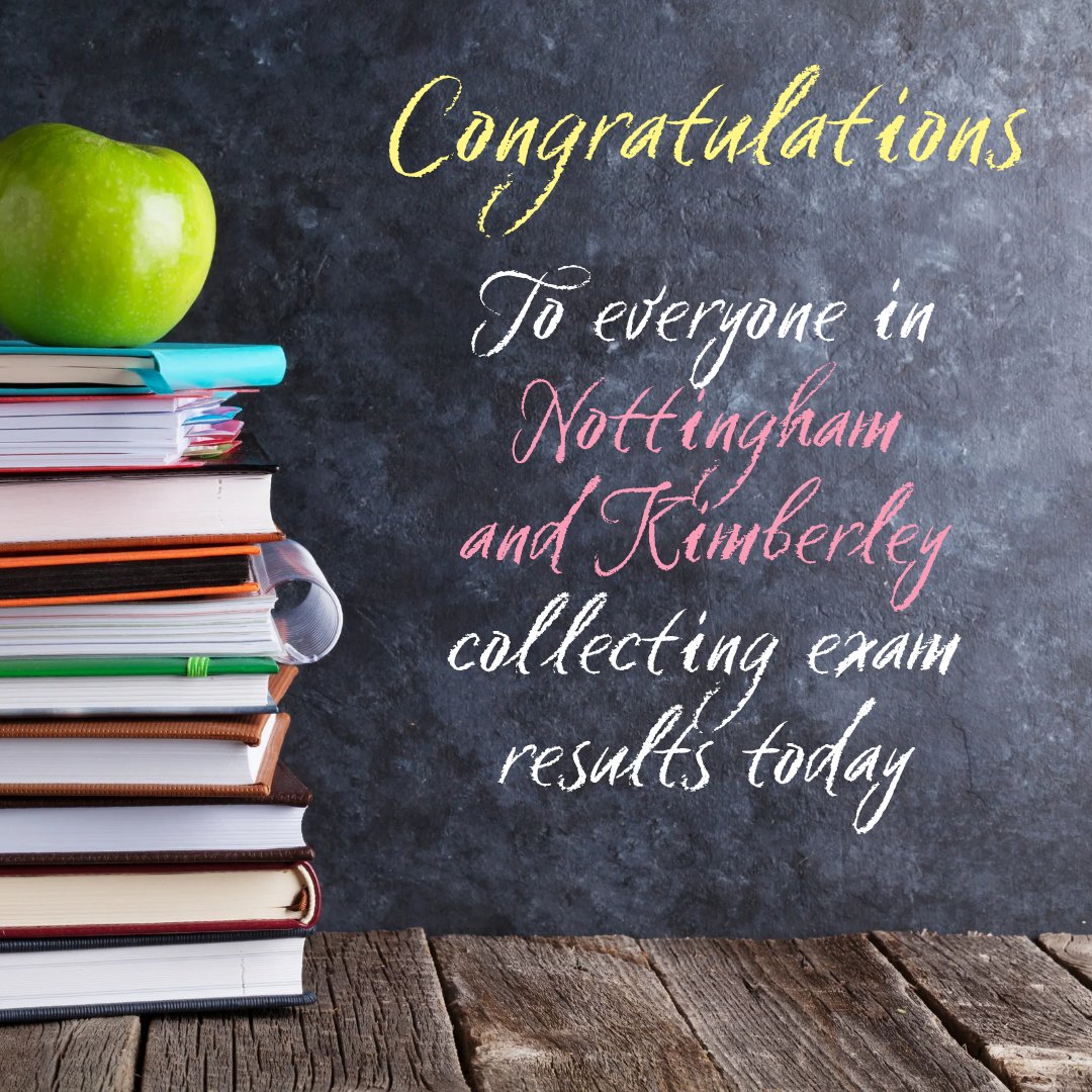 A huge congrats to everyone in Nottingham and Kimberley receiving A level, T level and VTQ results today.