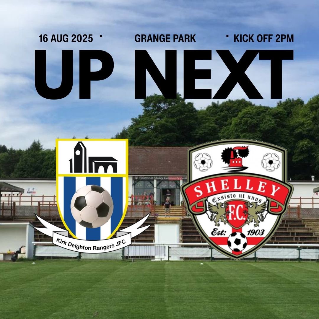 After last night’s action, we quickly turn our focus to Saturday 🗓️

Our first away trip of the season sees us face Kirk, where we’ll be aiming to bring home our first 3 points on the road 💪⚽

#ShelleyCFC #WYL 🔴⚫️⚪️