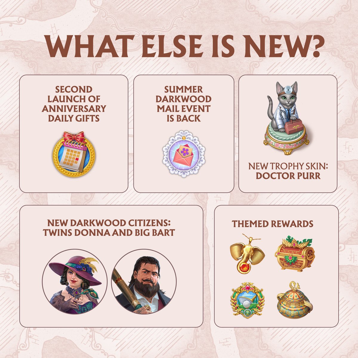 SeekersNotes's tweet image. 🎉 Update Notes: Heart of the Savanna 🎉

Seekers, with this new update we’re embarking on an exciting journey into the very heart of the bioreserve! Meet its inhabitants and help rescue a cute baby elephant while protecting all the creatures of Darkwood! 🐘