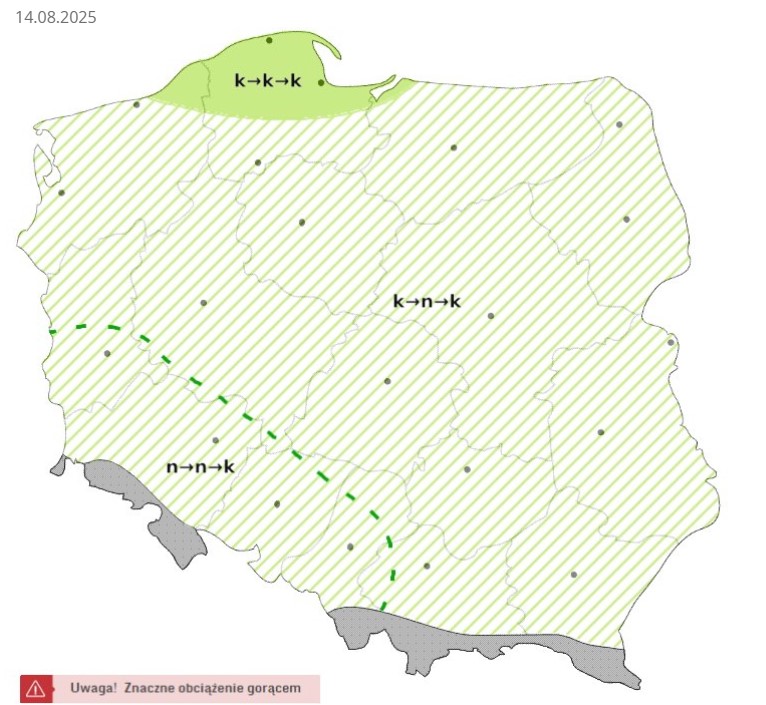 IMGWmeteo's tweet image. BIOMETEO:
Utrzymująca się wyżowa pogoda z dużym usłonecznieniem będzie korzystnie wpływać na organizm człowieka. Niekorzystne warunki biometeO będą kształtowane przez uciążliwe środowisko termiczne i odczucie duchoty.
biometeo.imgw.pl/?page=BIOMET
#IMGW #biometeo #upał #gorąco #wakacje