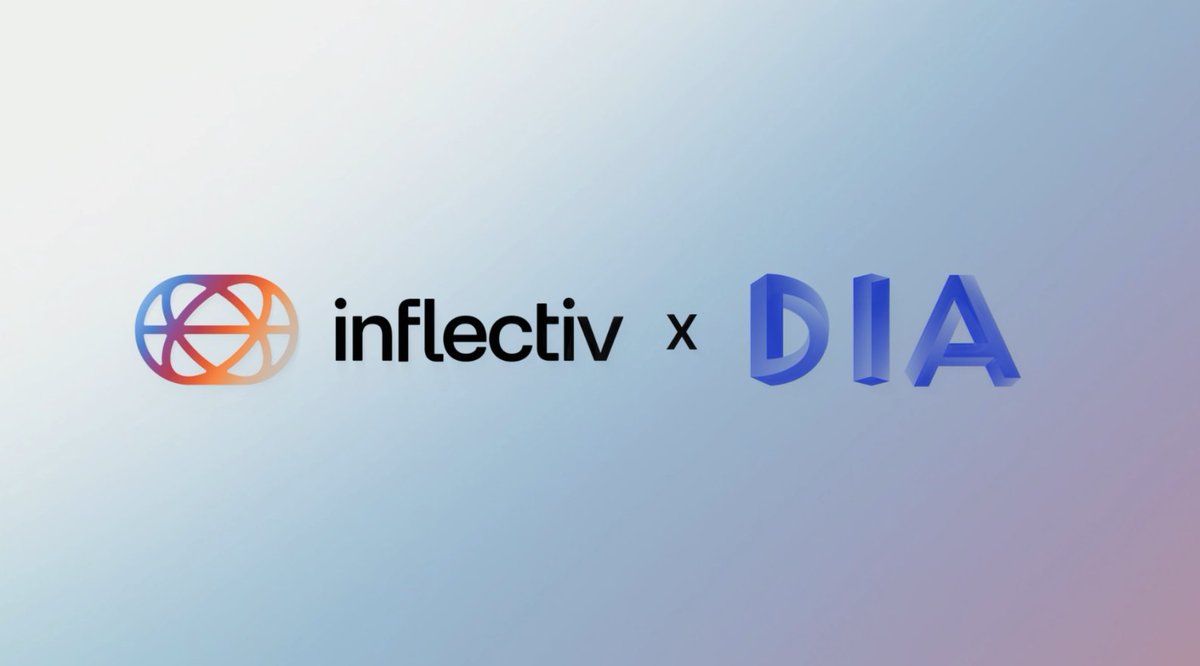 Aniekeme Umoh 👀 (@aniekemeumoh22) on Twitter photo Gm gm guys!!
<a href="/inflectivAI/">Inflectiv ⧉</a> is leveling up and now they're teaming up with <a href="/DIAdata_org/">DIA | Cross-Chain Oracles for Web3</a> to inject real-time exchange data + tokenized datasets into the Inflectiv ecosystem, unlocking the kind of intelligence #AI agents and #DeFi apps have only dreamed of.
Here's Why it matters: Gm gm guys!!
<a href="/inflectivAI/">Inflectiv ⧉</a> is leveling up and now they're teaming up with <a href="/DIAdata_org/">DIA | Cross-Chain Oracles for Web3</a> to inject real-time exchange data + tokenized datasets into the Inflectiv ecosystem, unlocking the kind of intelligence #AI agents and #DeFi apps have only dreamed of.
Here's Why it matters: