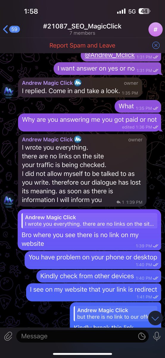 abhinavstar896's tweet photo. 🚨 Warning 🚨
Magic Click Partners (Mgr: Andrew) owes me $760 for Krundi + 888Starz traffic.
✅ Brands paid them
❌ They didn’t pay me
⚠ Instead, Andrew threatened to blacklist me &amp; called me a fraudster with NO proof.

Screenshots + video ready.
Affiliates — be careful.
#fraud https://t.co/zMna7QvmMc