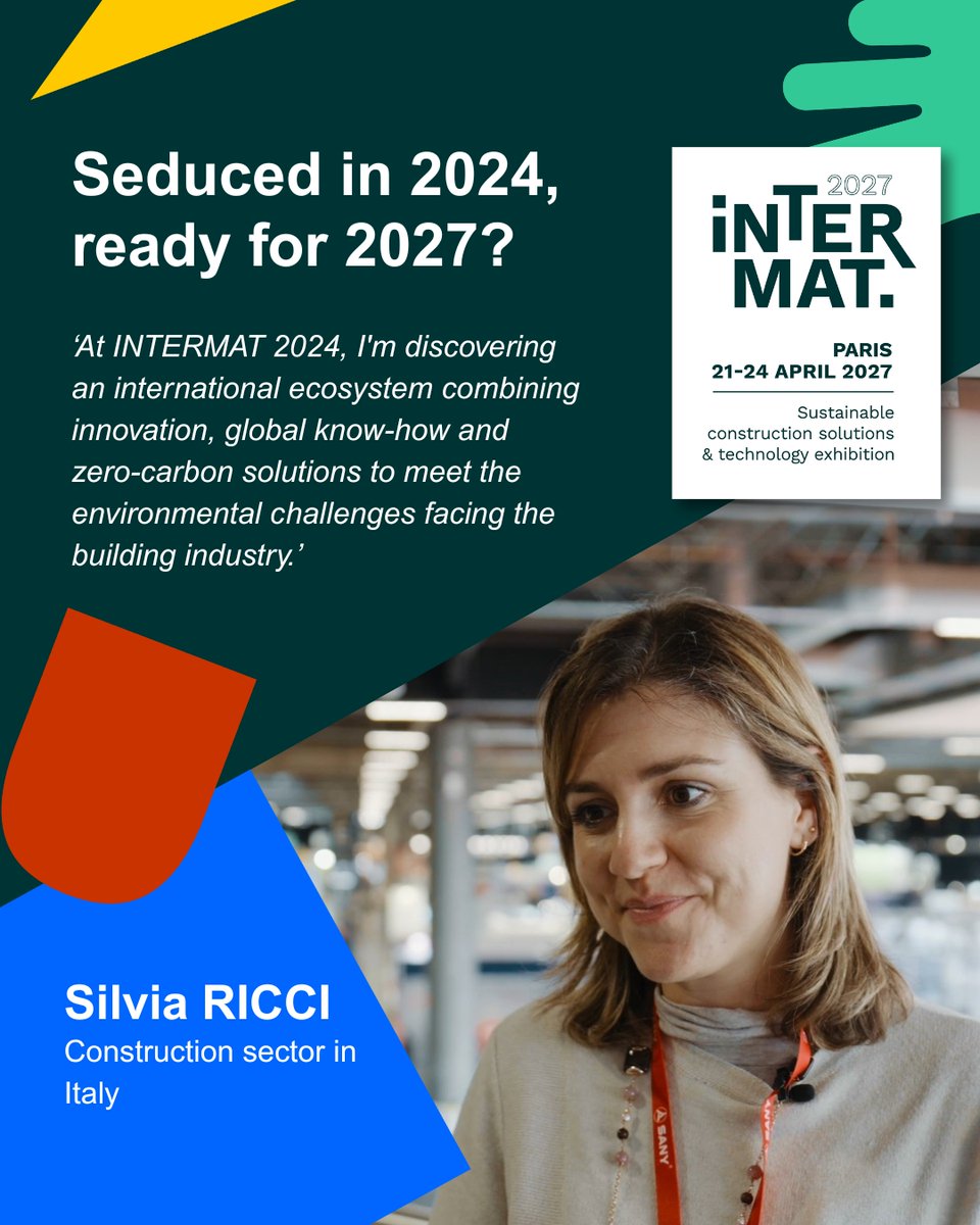 #INTERMATParis 2024, le retour du grand rendez-vous du secteur de la construction et des travaux publics dans un nouveau format qui a séduit les visiteurs ! 🏗️

🚧 L'édition 2027 se prépare dès maintenant !