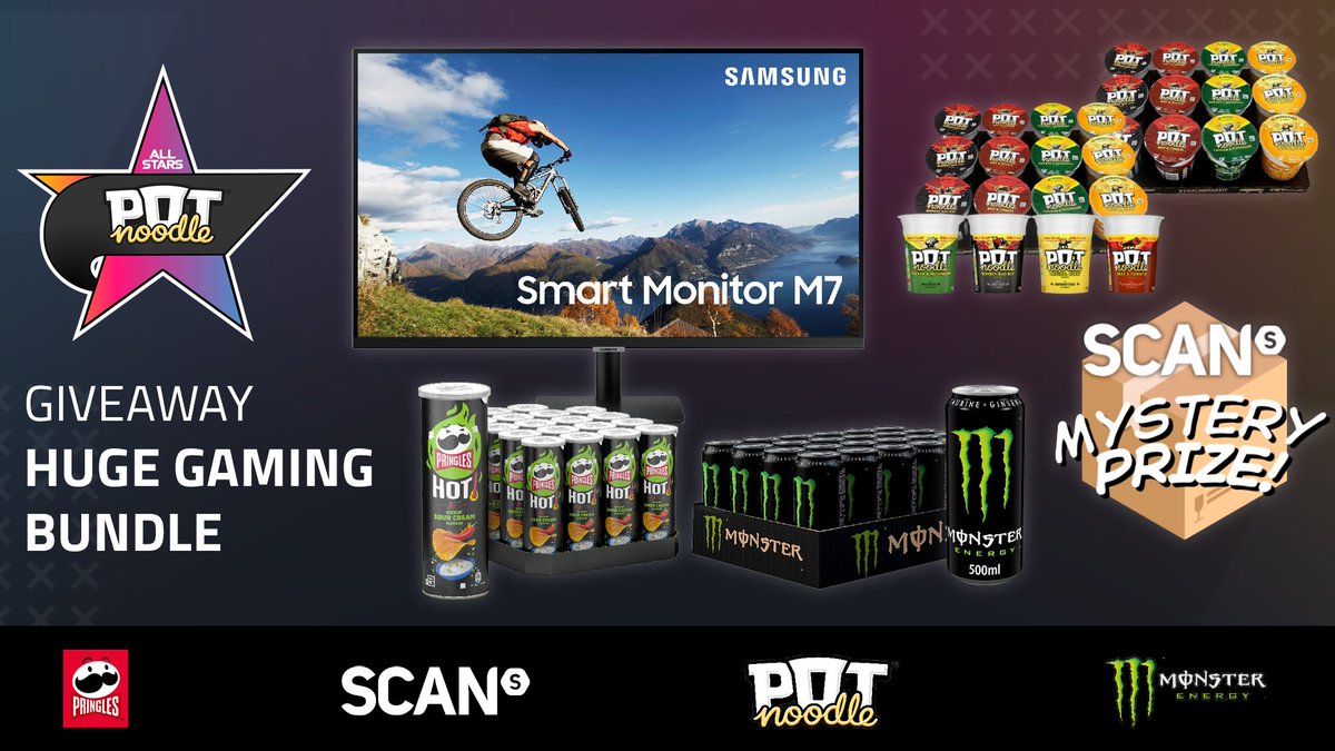National Student Esports (@nse_gg) on Twitter photo 🎓✨ A-Level Results Day Giveaway!
🔥 We’ve teamed up with Pringles, <a href="/PotNoodle/">Potty Noods</a>, <a href="/MonsterEnergyUK/">Monster Energy GB & IRE</a> & <a href="/ScanComputers/">Scan Computers</a> to give ONE lucky winner a HUGE gaming bundle
👉 Enter here: gleam.io/yjirA/nse-x-pr…
📺 Watch the University All Stars live from 10:30am: twitch.tv/nse_gg 🎓✨ A-Level Results Day Giveaway!
🔥 We’ve teamed up with Pringles, <a href="/PotNoodle/">Potty Noods</a>, <a href="/MonsterEnergyUK/">Monster Energy GB & IRE</a> & <a href="/ScanComputers/">Scan Computers</a> to give ONE lucky winner a HUGE gaming bundle
👉 Enter here: gleam.io/yjirA/nse-x-pr…
📺 Watch the University All Stars live from 10:30am: twitch.tv/nse_gg