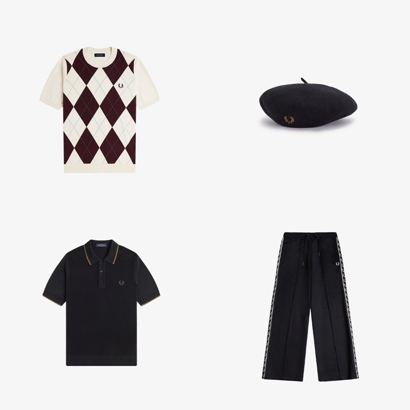 新品⭕️週末お値下げ中⭕️FRED PERRY ポロシャツ M チェッカーボード柄 FRED PERRY（フレッドペリー）の「Chequerboard Print Polo