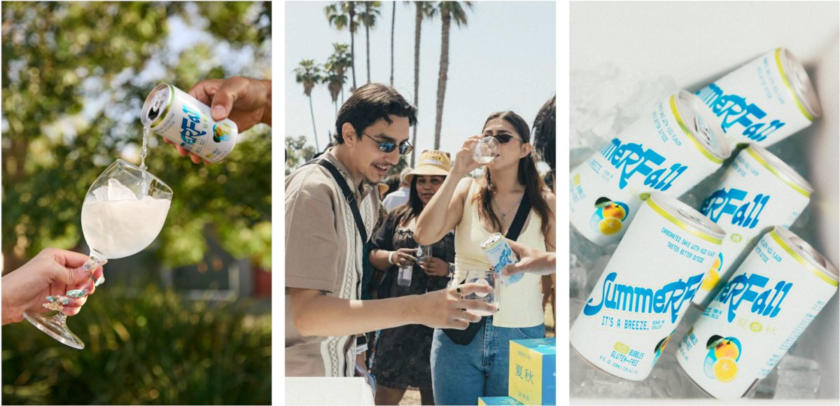 tva_saketomo's tweet photo. ＼夏にぴったり🌞／
カルフォルニア発スパークリング 日本酒ブランド『SummerFall』から、新作の「yuzu bubbles」が登場✨
爽快な香りとスッキリとした酸味、軽やかな飲み口で、誰でも気軽に“SAKE”を楽し��ます🎵
全国のローソンにて好評販売中です🏪 https://t.co/6PwgMhZDVc