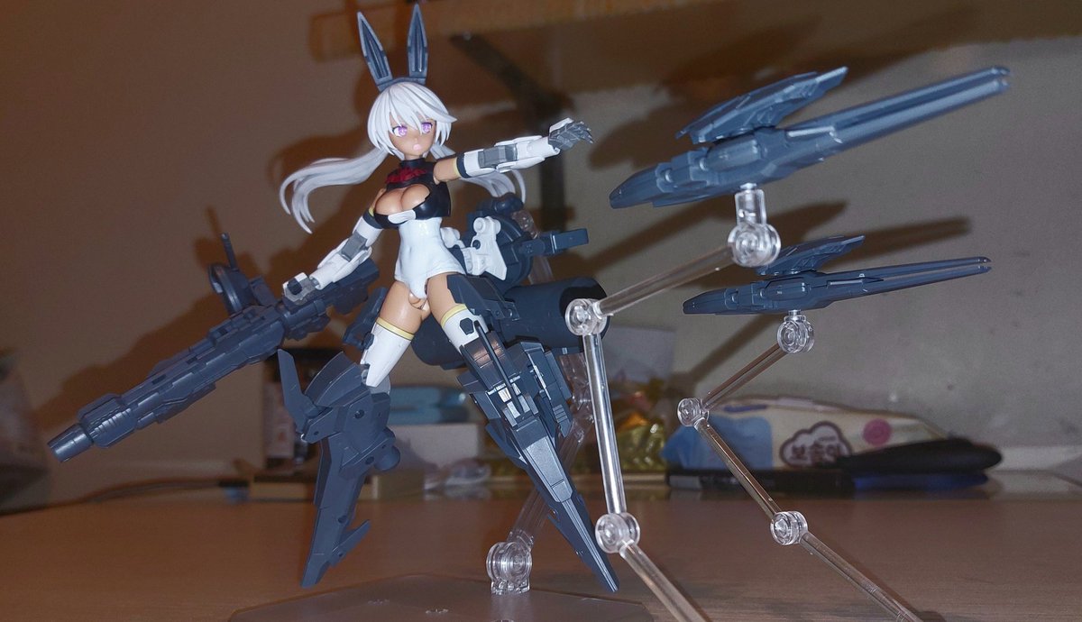 [ツキルナ=シュヴァルツ]

コードネーム：黒い月兎
空中戦が得意，メイン武装は可変速エネルギーキャノンとガンビットX2

#MIX30MLコンテスト