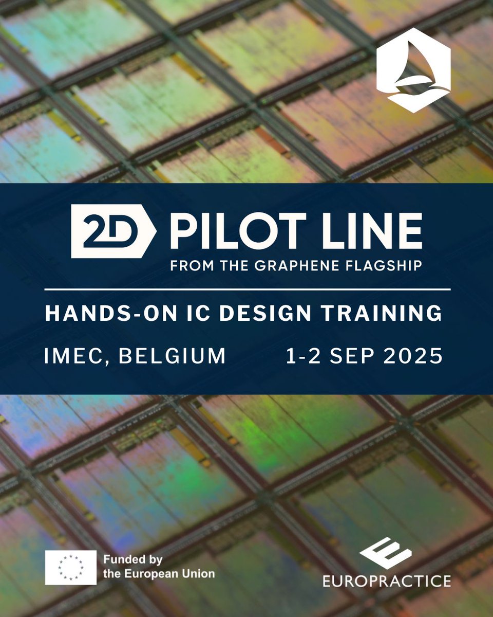 Thinking about participating in the 2D Pilot Line's multi-project wafer runs? Don’t miss this hands-on workshop on designing graphene-based devices with KLayout and Cadence at IMEC, Belgium, on 1-2 September! #GrapheneTech #TechTraining

buff.ly/jIz90Jb