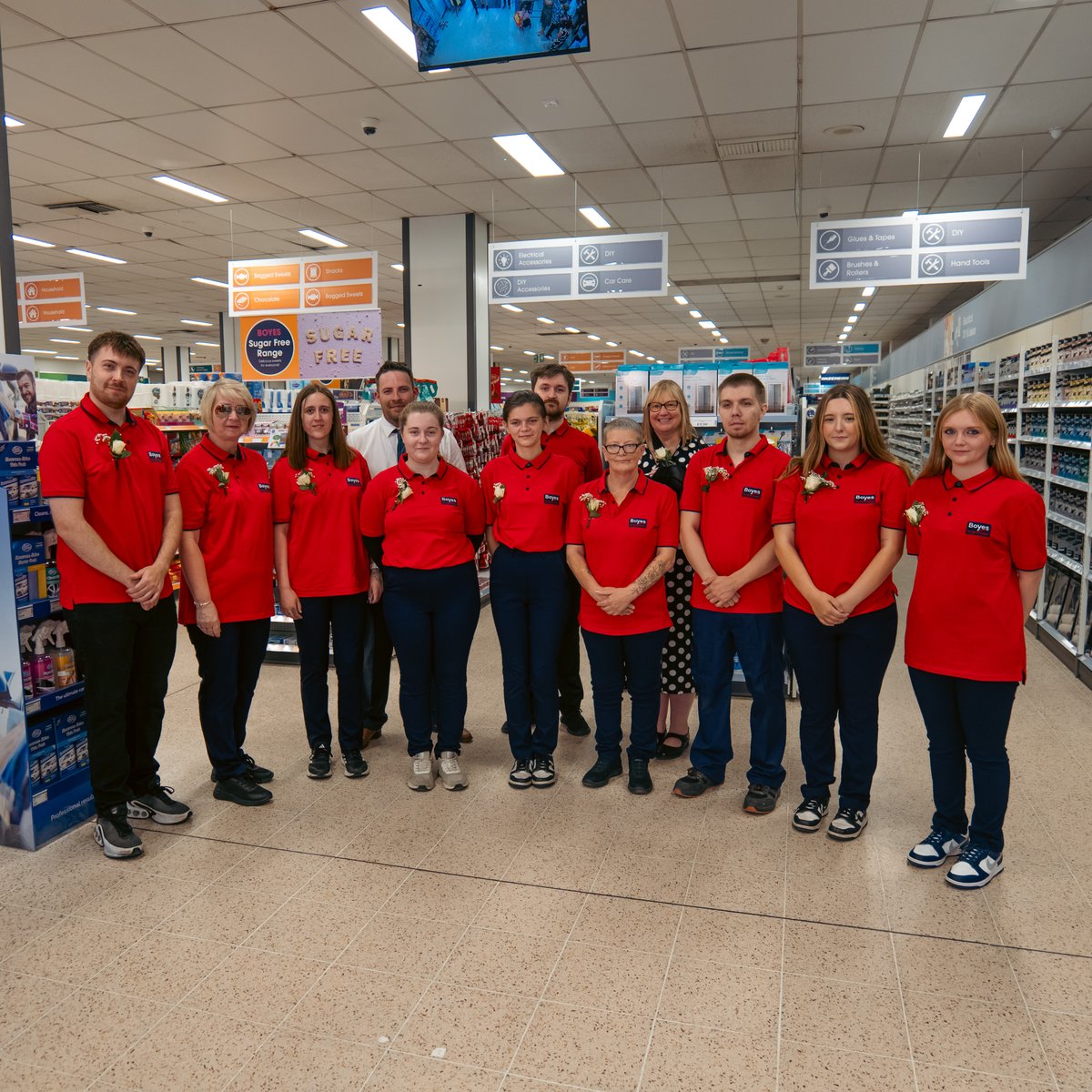 Kettering – we are OPEN! 🎉

Thanks to everyone who joined us this morning – incl. Mayor Cllr Ben Jameson &amp; Jonathan, who’s visited every Boyes store and cut the ribbon ✂️

Bargains galore, all under one roof 🛍️
📍 13–17 Newland Street