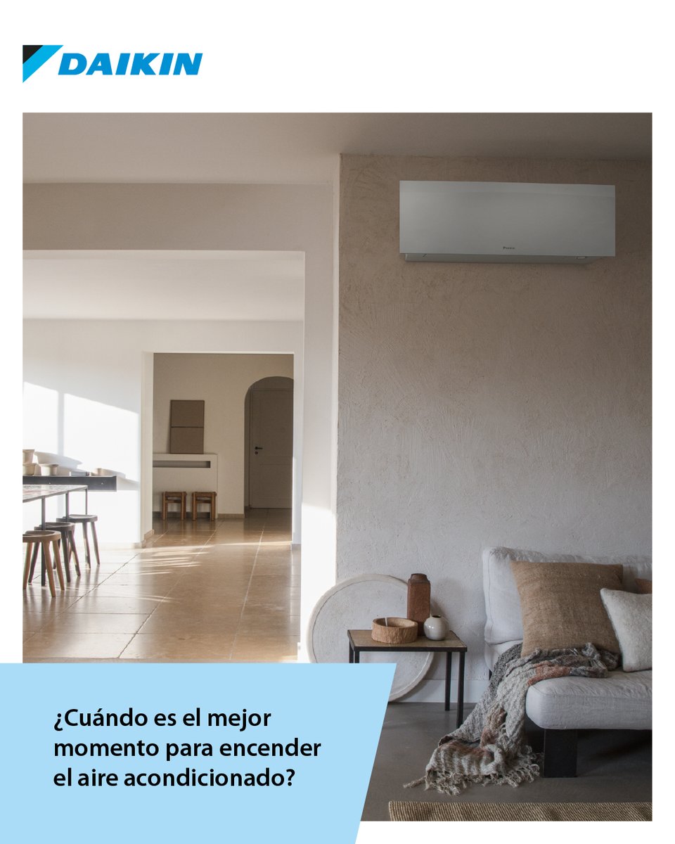 El mejor momento para encender el aire acondicionado es antes de que el calor se vuelva insoportable. ⏰ 

Evita encenderlo y apagarlo constantemente.

Pequeños hábitos hacen una gran diferencia. 🌎♻