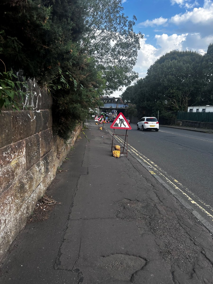 CelticFCSLO's tweet photo. Info for Friday, there are works taking place at the bridge on Duke St at the Forge, traffic is reduced to one lane and delays are expected, advise using alternative route https://t.co/rx51A3b7Ry