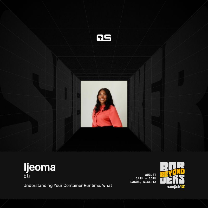 Join Ijeoma Eti at #KCDNigeria2025 as she breaks down what really matters in your container runtime.

Talk title: Understanding Your Container Runtime: What Actually Matters

🗓 Aug 15 | ⏰ 4:00 PM
#Containers #CloudNative #Kubernetes