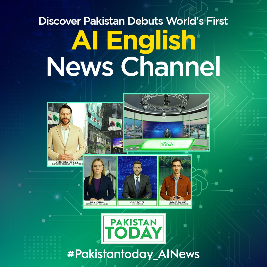 Risma Raees (@rismaraees) on Twitter photo Not just news, but the future of journalism — proudly launched in Pakistan!
<a href="/PakTodayEnglish/">Pakistan Today English</a> <a href="/kaiserrafiq/">Dr kaiser Rafiq</a>
<a href="/DiscoverpakTv/">Discover Pakistan TV</a>
#PakistanToday_AINEWS Not just news, but the future of journalism — proudly launched in Pakistan!
<a href="/PakTodayEnglish/">Pakistan Today English</a> <a href="/kaiserrafiq/">Dr kaiser Rafiq</a>
<a href="/DiscoverpakTv/">Discover Pakistan TV</a>
#PakistanToday_AINEWS