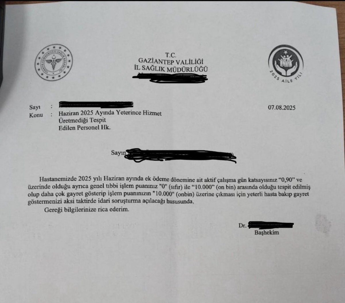 📢 Dünyada eşi benzeri olmayan “çözüm” anlayışı!

👉 Bir hekime, sırf puanı artsın ya da hasta sayısı artsın diye gereksiz tedaviyi zorla mı yaptıracaksınız?
👉 Hiç mi araştırmadınız, neden 10.000 puanın üstüne çıkmıyor?
👉 ADSM’ler üç harfli market mi ki kampanya afişi gibi
