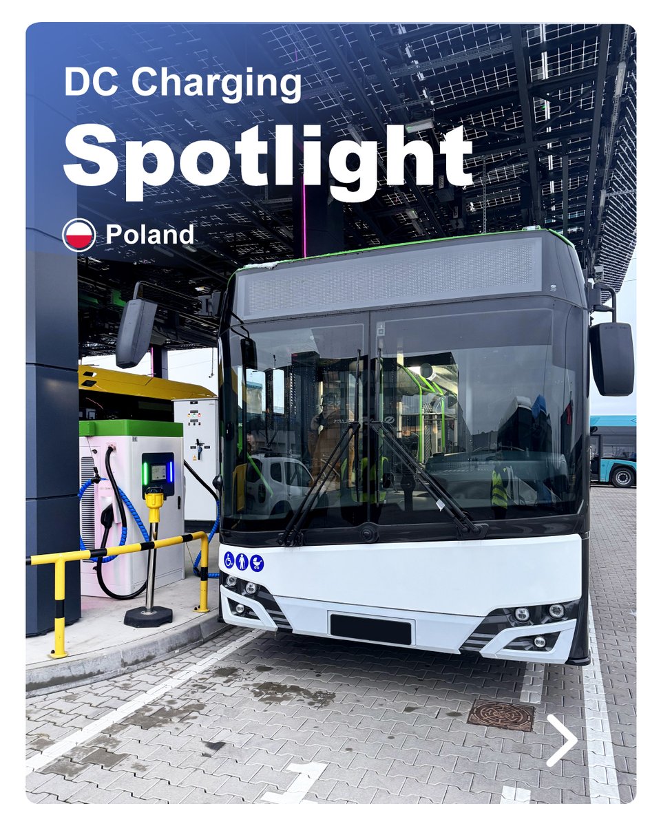 PowerSetec66447's tweet photo. ⚡ Urban bus electrification project in Poland SETEC POWER deployed PowerBoost DC fast chargers for urban buses: 
🔋 4×120 kW DC chargers 
⚡ Smart power balance for efficiency 
📊 Real-time monitoring for high-frequency routes  
https://t.co/XQC0Bj2cM9 https://t.co/6df9t3juGk
