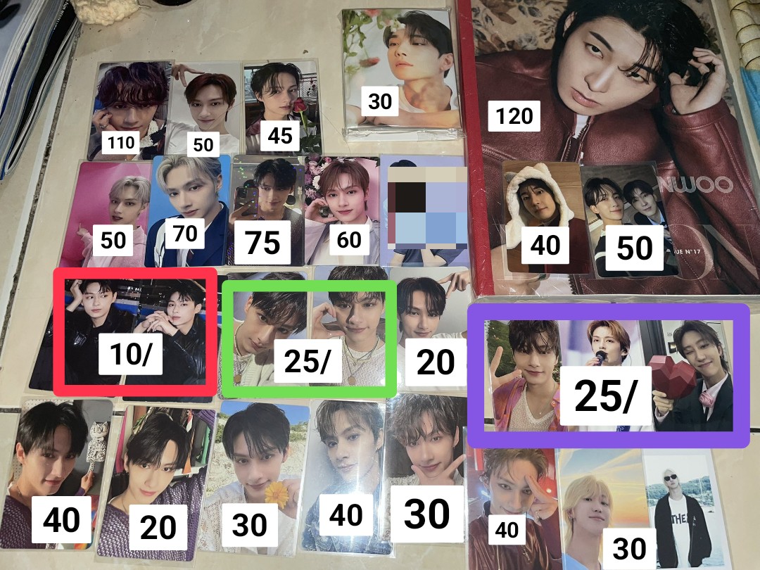 flexrdelacore's tweet image. [HELP RT]

Wts want to sell aab Jun Wonwoo
NOT FOR SENSITIVE BUYER!
Harga exclude pack + adm🍊 
Bisa splitpay✅️
Prefer take bulk..
📍Dom bekasi.

t. want to sell pc photocard svt ina jun dream wonwoo dicon wonhan dicon jun bola wonwoo 17rh pob