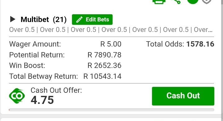 CornersCode's tweet photo. BWA9A8C54

⚽💥 0.5 OVER GOAL 🔥
Just ONE goal needed to CASH this ticket! 💸

Who’s riding with me tonight? 🚀
❤️ Like + 🔁 Retweet if you believe we EAT! 🏆

#Betway #BettingTips #Over05 #FootballBetting #Punters #LaVozArgentina #CoolieFDFS #maponyamall #PSGTOT #KaizerChiefs https://t.co/k00xJ4rbBl
