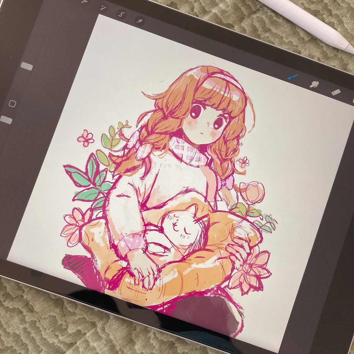 elcayart's tweet photo. Todays sketch - plz don’t judge cats face! I’ll come back to revive him… https://t.co/ckisdsiA5j