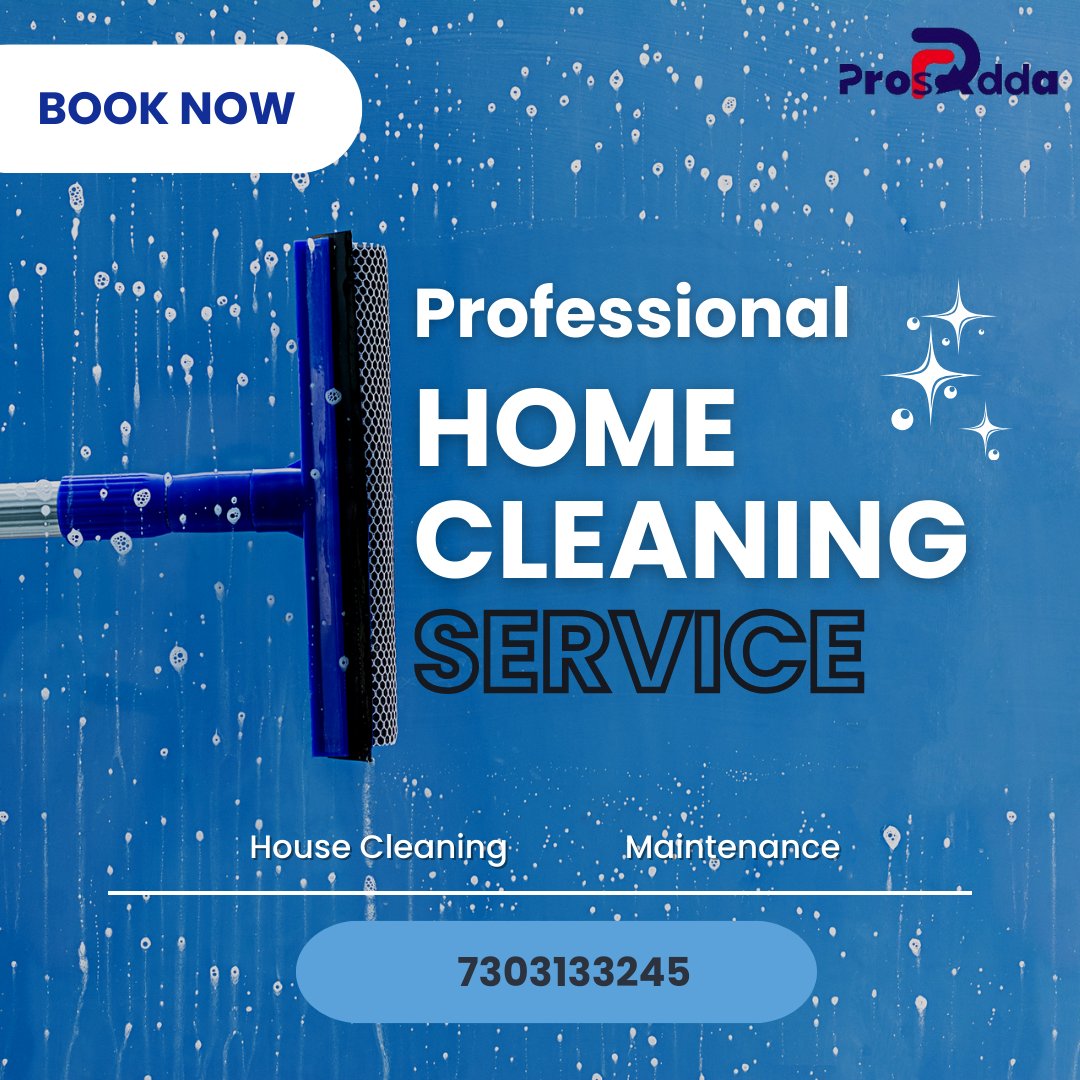 Pros_Adda's tweet photo. ✨ Professional Home Cleaning Service by ProsAdda! ✨
Bring back the shine to your home with our expert cleaning and maintenance solutions. From deep cleaning every corner to ensuring a fresh, hygienic space – we’ve got you covered.
📞 7303133245 | Book Now for a spotless home! https://t.co/GrgwaSEc2m