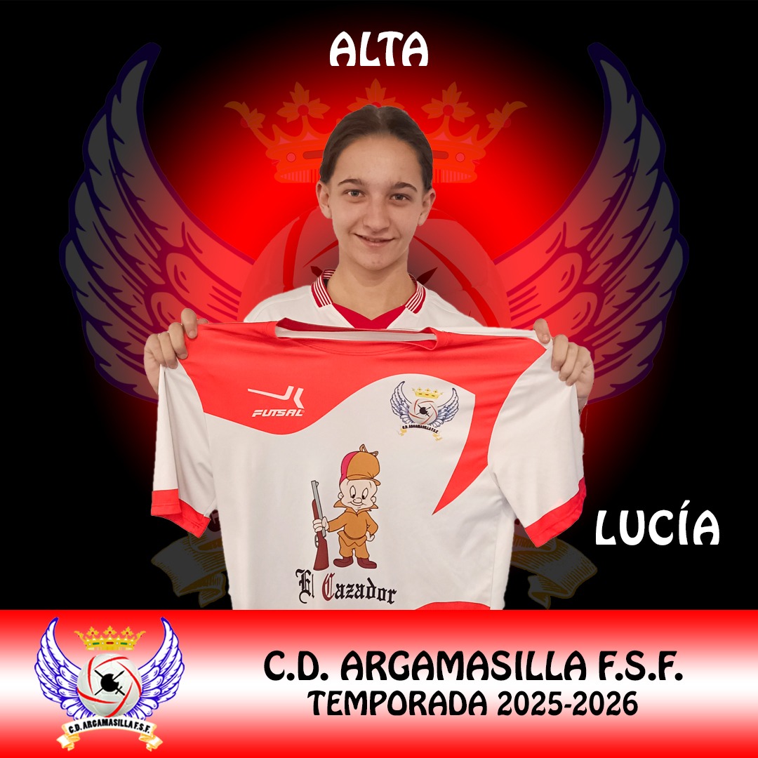 ALTA

Hoy es el turno de Lucia. Natural de Villacañas y ligada al futsal toda la vida, aunque recién salida de una lesión grave, la joven y polivalente jugadora buscará recuperar las buenas sensaciones ayudando en todo lo q pueda al equipo.

¡Bienvenida!