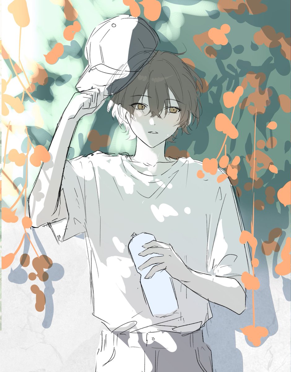 oN303m's tweet photo. ラフと完成 https://t.co/M7btd1fiFn