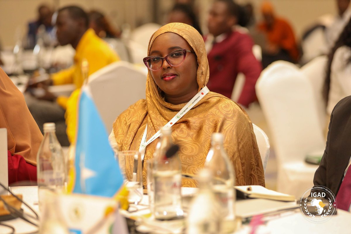 ugbadnour's tweet photo. Was a panelist at the #IGADYouth4Peace Conference, I contributed to critical discussions on youth, elections, and peace-building, with a focus on safeguarding democratic processes especially relevant as Somalia prepares for its first democratic elections in 50 years. #IGADGender https://t.co/1o6f0O6B2z