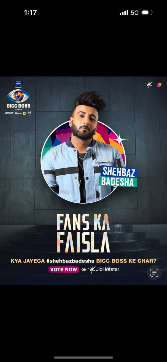 ShehbazBadesha's tweet photo. https://t.co/myisfS7ihv

Your brother is ready to rock the #BiggBoss house💥
All I need is your love &amp; support ❤️
Click the link above, vote now, and send me inside #BiggBoss19 to create some dhamaka! 🔥
#VoteForShehbaz #BiggBoss #ShehbazBadesha https://t.co/gHETG3izZS