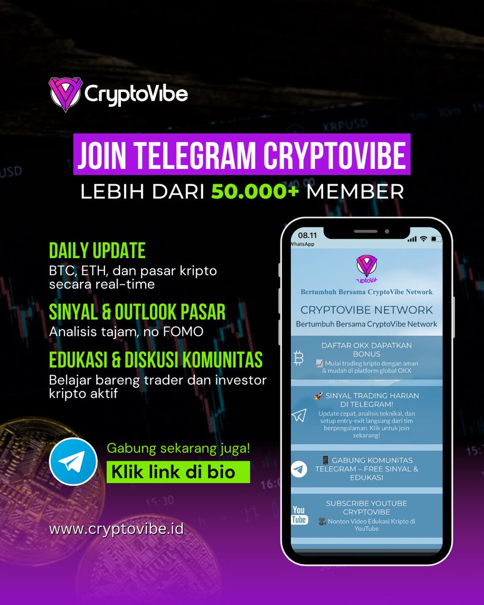 cryptovibe_id's tweet photo. Apakah kamu sudah mulai akumulasi saat harga masih santai?
Atau memilih tunggu momentum resmi mulai?
Tulis di komentar ya: #TeamAccumulate atau #TeamWait? 👇

#InflasiAS #CryptoUpdate #Bitcoin #Altcoin #InvestasiCrypto #InflasiMereda #FedWatch #KriptoIndonesia #MarketMomentum https://t.co/XIxaNaKam7
