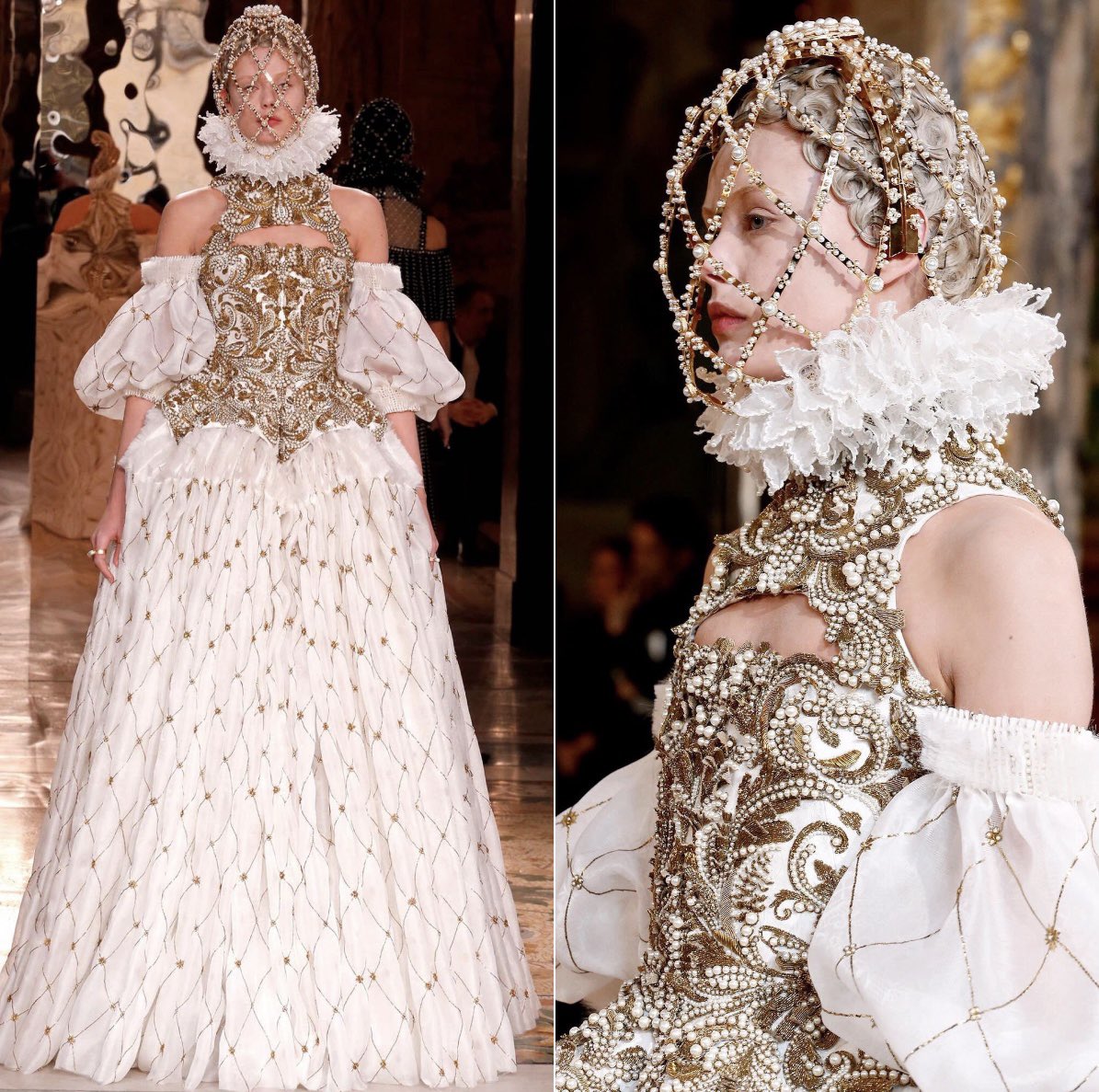 orgeers's tweet photo. Can I get a Good Morning ?☀️
Alexander McQueen Fall 2013 Ready-to-Wear Collection
* Alexander McQueen and Queen Elizabeth I’s Armada Portrait
#AMcQ #McQ #AlexanderMcQueen #QueenElizabeth https://t.co/9nWlMfml2A