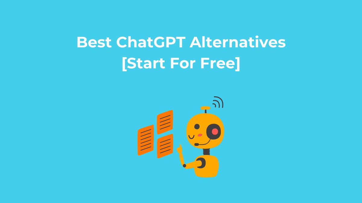 GlobalOwls's tweet image. Best ChatGPT Alternatives [Start For Free]

Are you using #ChatGPT for your #ContentCreation needs or are other #AI Marketing Tools a better fit for you? 

Be sure to share your favorite!

globalowls.com/best-chatgpt-a…

#GPT4 #ArtificialInteligence globalowls.com/best-chatgpt-a…
