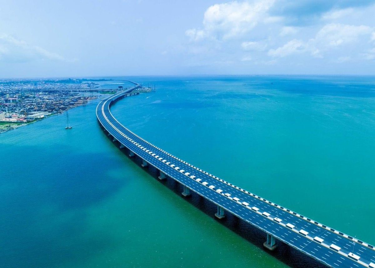 The 3rd Mainland Bridge in Nigeria 🇳🇬 is the longest bridge in West Africa and the second longest in Africa.
