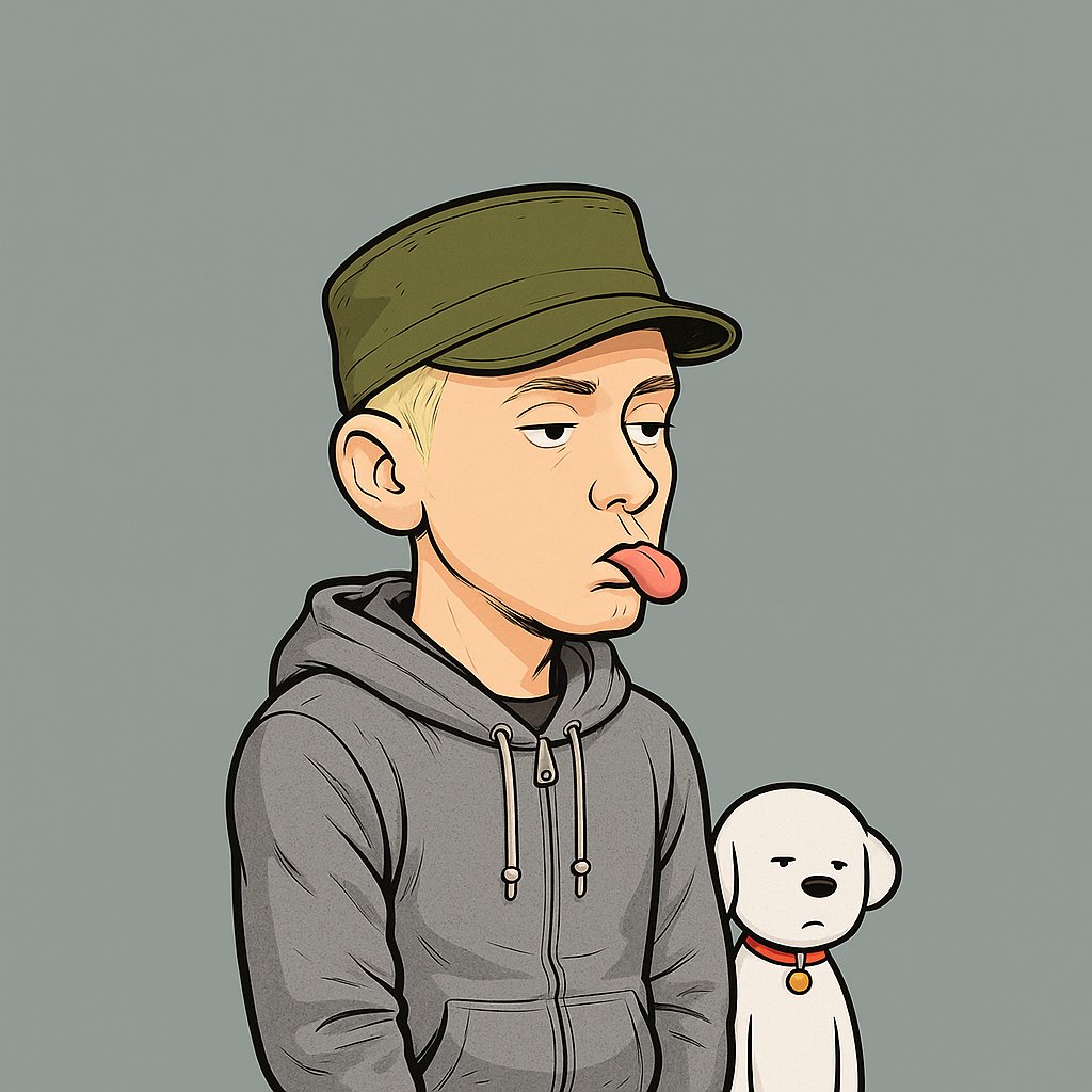 BREAKING: <a href="/eminem/">Marshall Mathers</a> is lawyering up against <a href="/henlo_eth/">henlo</a> claiming he is the Real Slop Shady and that Digital Slop is stealing his intellectual property in what could be the most ridiculous courtroom rap battle in NFT history