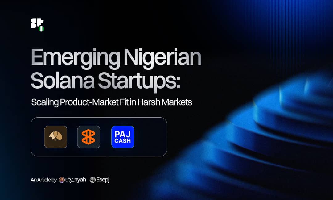 Esepj's tweet photo. @SuperteamNG  called and we answered..

Over the past few weeks, @uty_nyah  and I have researched and we wrote an article titled, “Emerging Nigerian Solana Startups: Scaling Product-Market Fit in Harsh Markets”

Our research led us to the interview recordings of @MarvinSunday4  with ;
 @dev_tochukwu  of @pajcash, 
@0xpsoliteSol  of @airbillspay and 
@chinaecherem  of @nectarfi 
 These interviews gave insights that formed the basis of our research paper.

To explore these insights in full detail and see how these startups are reshaping the future of Web3 in Nigeria, read the complete article here: 
https://t.co/gUrSmCYmfd
Thank you

In this thread is a brief summary of what our research paper is about. 👇👇