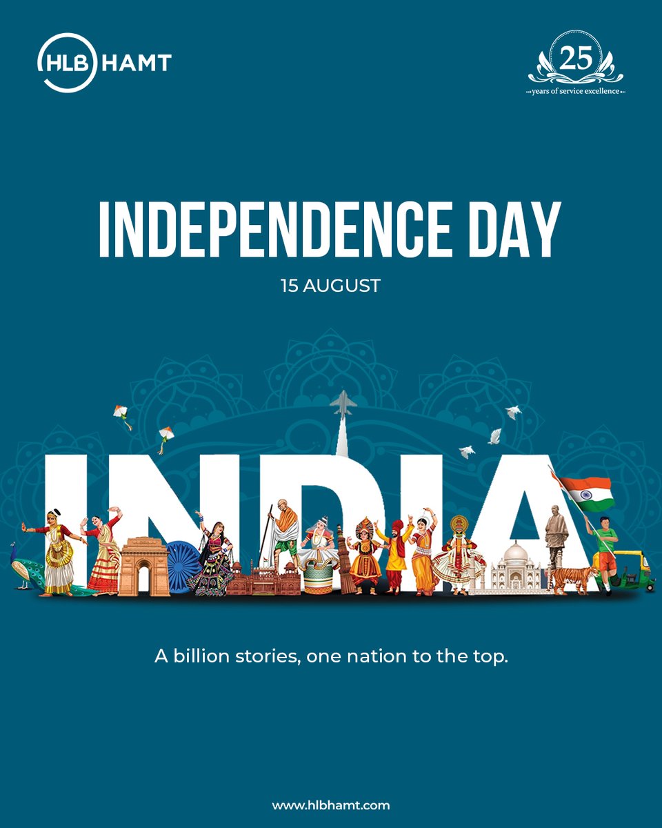 At #HLBHAMT, we salute the invincible spirit of #India - where resilience meets #innovation, and unity fuels progress. As the tricolor flag soars high, may the nation always reach greater heights.

Happy Independence Day!
#IndependenceDay2025 #IncredibleIndia