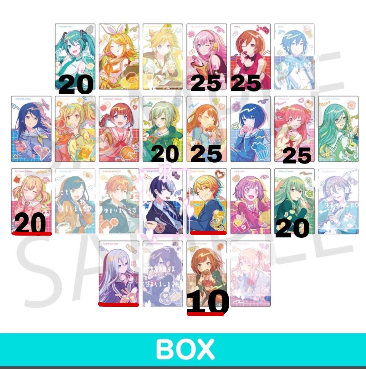 プロセカ Anniversary Birthday イラスト 2023-2024 バースデー アニバーサリー エピカ 交換　買取　譲渡

譲　未記載　30枚
求　冬弥　又は定価＋送料

30box予約済
一部キャラ抱き合わせ、比率違い◎

🎵買取
赤線　同数抱き合わせ