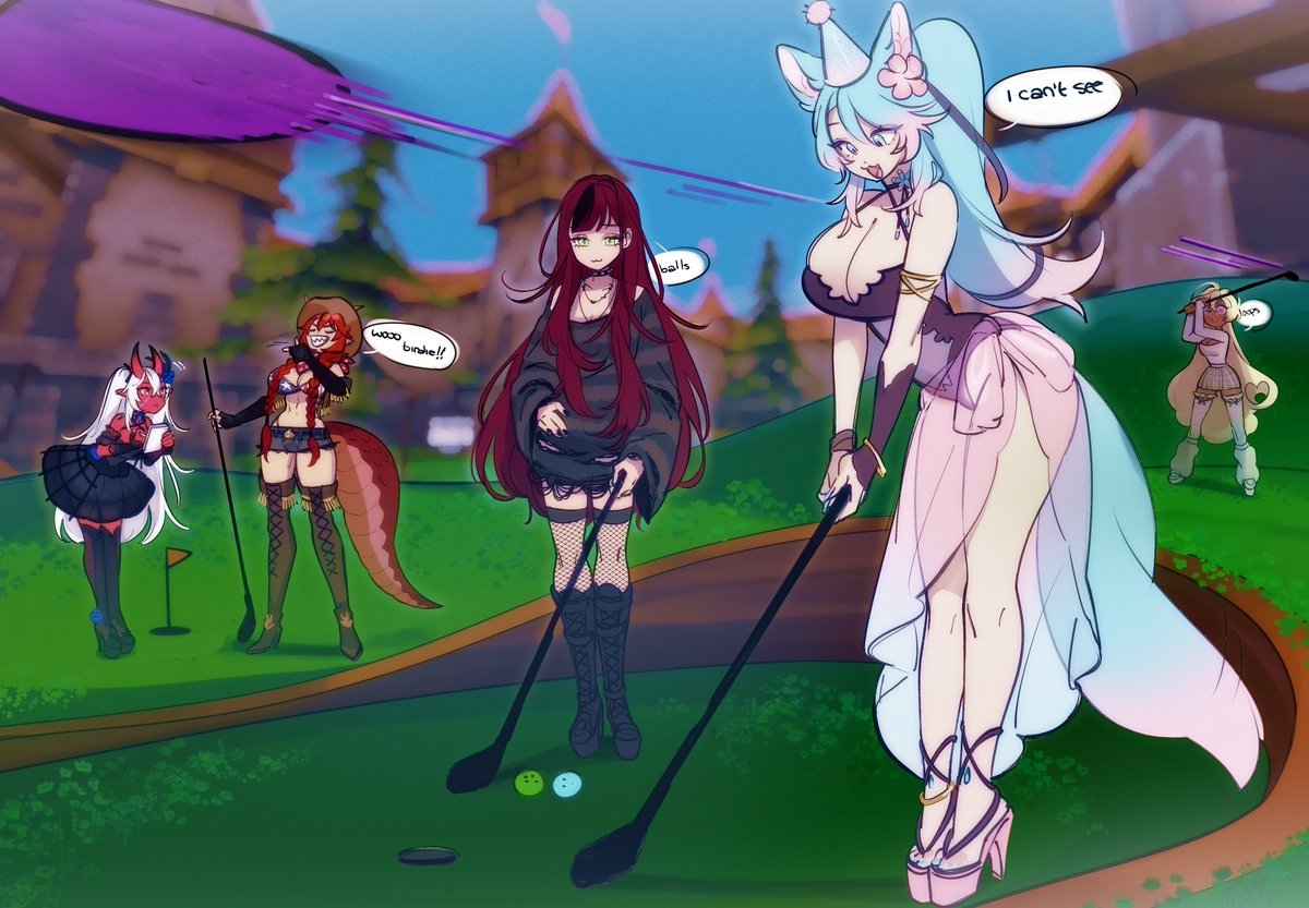 FOUND: 5 cute girls playing putt putt in the wild⛳️
HAPPY BIRTHDAY SILV!! 🩷
#DoodleVale