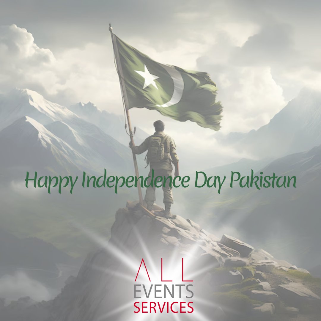 AllEventsME's tweet photo. 🇵🇰 Happy Pakistan Independence Day! 🇵🇰 Honouring our amazing Pakistani staff and crew for their passion, hard work, and dedication. Your contributions power every event, and we’re proud to have you in the All Events Services family. Thank you! 

#PakistanIndependenceDay #TeamAES https://t.co/pn63K61BCZ